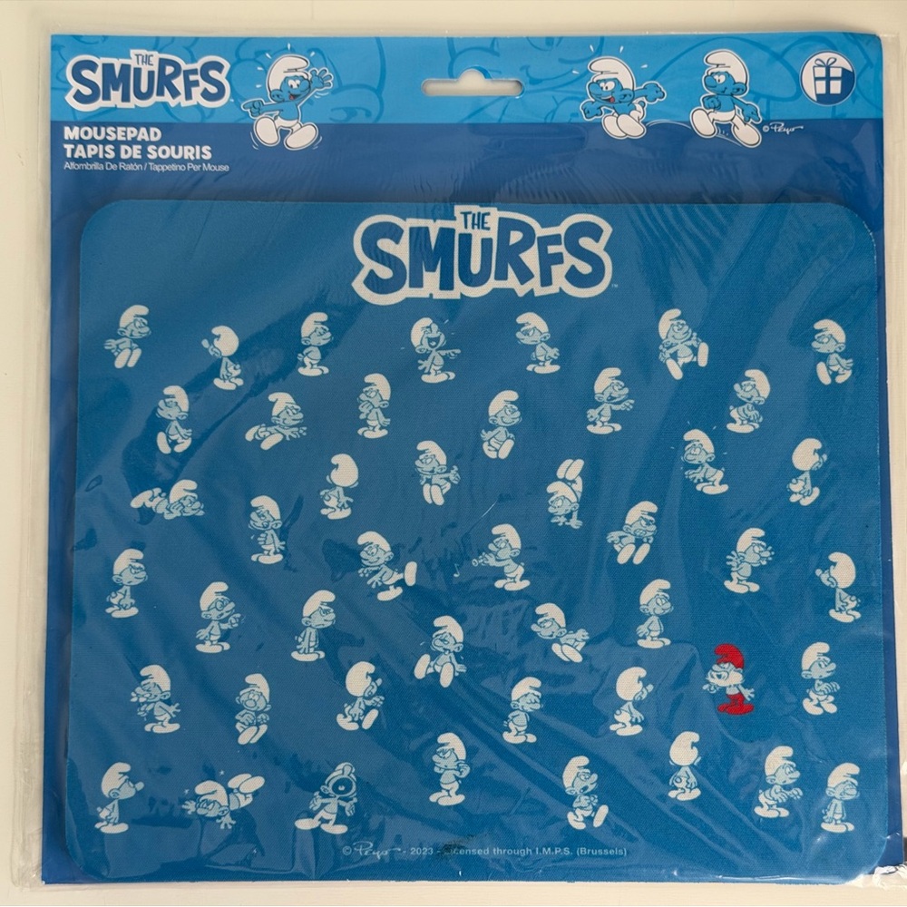 The Smurfs Blue Mousepad